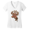 in space no one can hear you scream Women's V-Neck T-Shirt