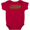 black funny glow in dark glowing Baby Bodysuit