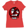 gotham girl h Ladies Fitted T-Shirt