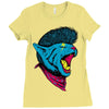 cat punk Ladies Fitted T-Shirt