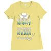nurse nana Ladies Fitted T-Shirt