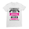 I've Been Called A Lot Of Names But Momma Is My Favorite Ladies Fitted T-Shirt