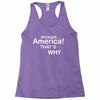 because america Racerback Tank