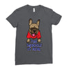 the snuggle is real Ladies Fitted T-Shirt