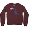 Patriotic T-Rex Crewneck Sweatshirt