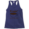 M=Mc2 Energy=Milk X Coffee Racerback Tank