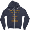 she believed Zipper Hoodie