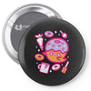 donut ghost baking Pin-back button