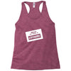 my name is awesome Racerback Tank