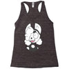 the people are the monsters Racerback Tank