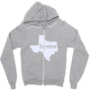home Texas t-shirt Zipper Hoodie