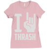 i love thrash Ladies Fitted T-Shirt