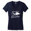 adventure before dementia 3 Women's V-Neck T-Shirt