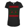 french bulldog ugly Maternity Scoop Neck T-shirt