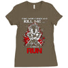 that wich doest not kill me Ladies Fitted T-Shirt