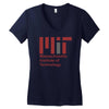 new massachusetts institute of technology Women's V-Neck T-Shirt