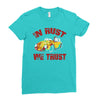 in rust we trust  rat beetle hot rod Ladies Fitted T-Shirt