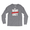 wine diet challenge accepted Long Sleeve Shirts
