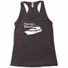 i'm on a boat Racerback Tank