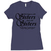 what happens with sisters stays with sisters Ladies Fitted T-Shirt