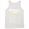 April Girl Facts Taurus Tank Top