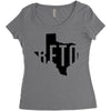Beto Texas Map Women's Triblend Scoop T-shirt
