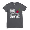 bears beets battlestar galactica Ladies Fitted T-Shirt