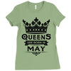 Queens Are Born In May Ladies Fitted T-Shirt
