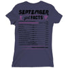 September Girl Facts Virgo Ladies Fitted T-Shirt
