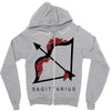 sagittarius rose Zipper Hoodie