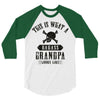 This Is What A Bad Ass Grandpa Looks Like 3/4 Sleeve Shirt
