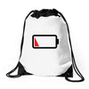 Dead Battery Drawstring Bags