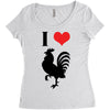 i love cock Women's Triblend Scoop T-shirt