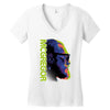 mcgregor face Women's V-Neck T-Shirt