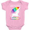 look it's a magical fck unicorn funny Baby Onesie