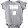 floppy disk Baby Onesie