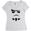 bad face Women's Triblend Scoop T-shirt