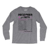 December Girl Facts Sagittarius Long Sleeve Shirts