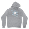 skull snowflakes alternative christmas jumper Unisex Hoodie