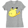 pikachu et boo Ladies Fitted T-Shirt