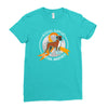 boxers support leukemia awareness Ladies Fitted T-Shirt