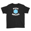 high roller 20 sided die Youth Tee
