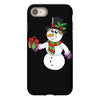 smiling snowman holding out christmas iPhone 8