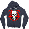 frankenskull hellion logo Zipper Hoodie