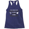 I Love Someone with Brain Tumor to The Moon and Back to Infinity and B Racerback Tank