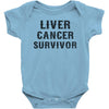 Liver Cancer Survivor Baby Onesie
