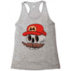 mario skull Racerback Tank