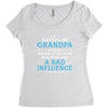 They Call Me Grandpa Because Partner in the Crime Makes Me Sound Like Women's Triblend Scoop T-shirt