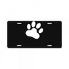 paw sticker vinyl decal License Plate