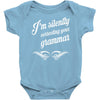 i'm silently correcting your grammar Baby Onesie